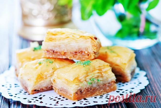 Как приготовить пахлаву в домашних условиях | Вкусные рецепты