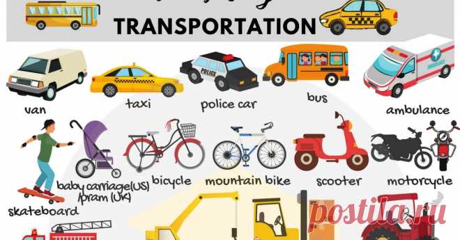 Common Vehicles Vocabulary | Modes of Transportation Learn common vehicles vocabulary in English. A vehicle is a mobile machine that transports people or cargo. Typical vehicles include wagons,