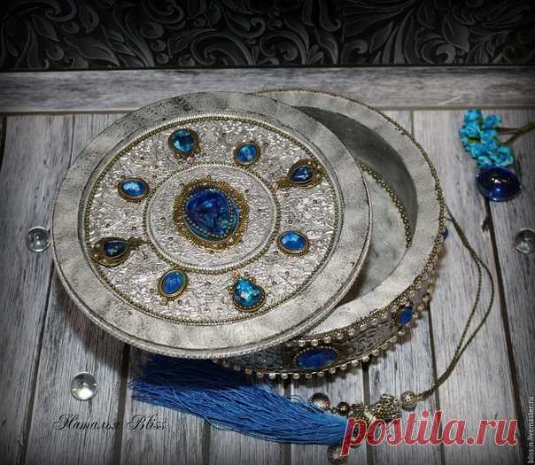 Вдохновение!  
#вдохновение_радуга_декор 

Наталья Bliss
Шкатулка для украшений 
