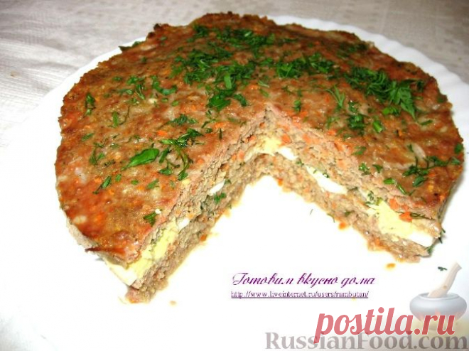 Рецепт: Большая котлета по-немецки на RussianFood.com
