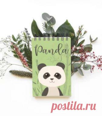 Блокнот Панда Блокнот с милой пандой, размер А6. Ручная работа от русского дизайнера. Доставка по России и СНГ. Купить онлайн на Mellroot.com или заказать по телефону 8 (495) 409-89-75.