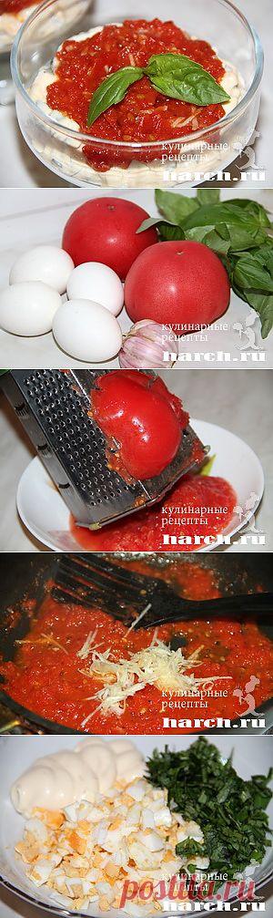 Яичный салат с томатным соусом “Мари” | Харч.ру - рецепты для любителей вкусно поесть