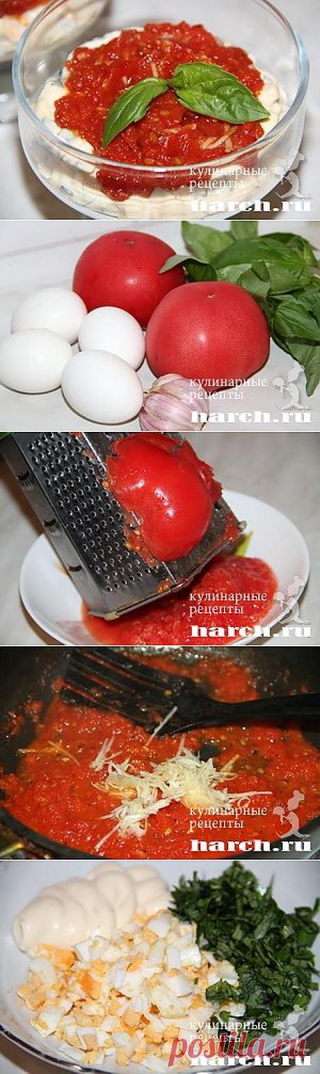 Яичный салат с томатным соусом “Мари” | Харч.ру - рецепты для любителей вкусно поесть