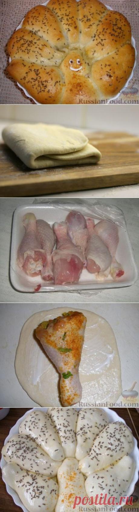 СОЧНЫЙ ПИРОГ с курицей "НАСЕДКА".