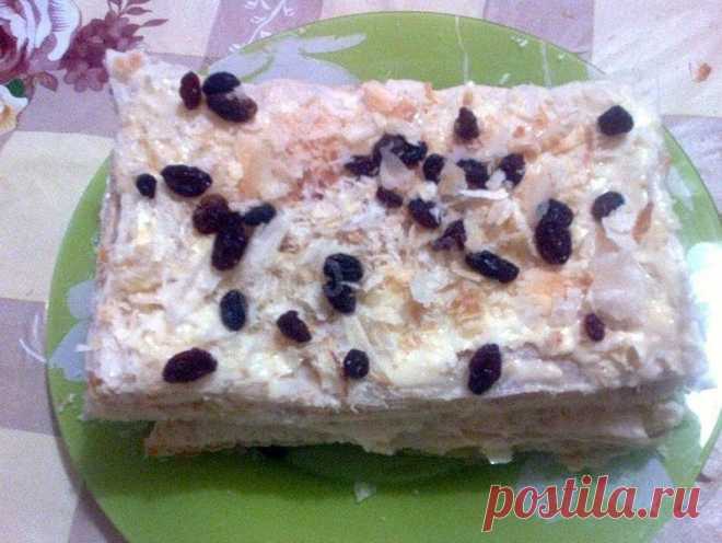 Наполеон торт из готового теста рецепт с фото | Рецепт 1000.menu