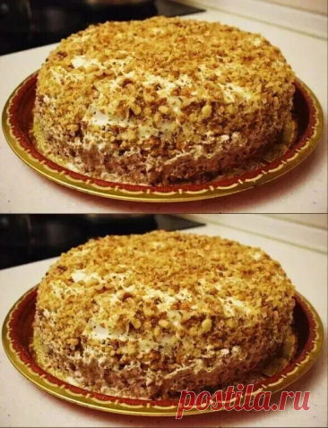 Сметанник на скорую руку! Очeнь вкусный нeжный тopт