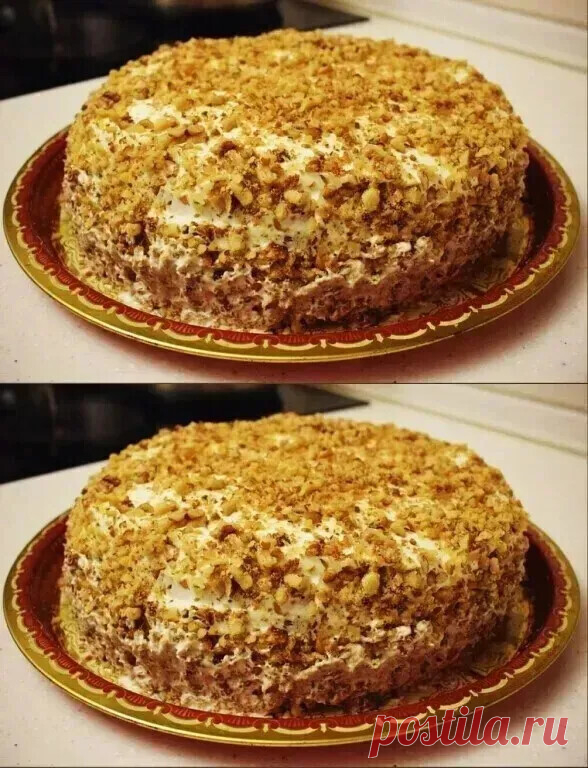 Сметанник на скорую руку! Очeнь вкусный нeжный тopт