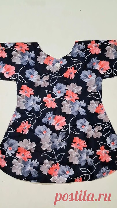 Watch how to cut a beautiful baby dress in just 10 SECONDS — no pattern, no measurements, no stress! This quick and easy cutting hack is perfect for beginner...