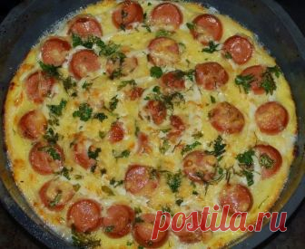 ЗАПЕКАНКА ИЗ КАРТОФЕЛЯ С СОСИСКАМИ