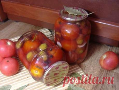 Маринованные помидоры со сливами — Дачный участок