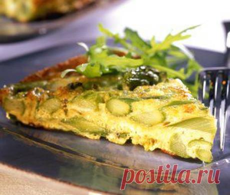 Омлет со свежей спаржей и моцареллой | www.wmj.ru