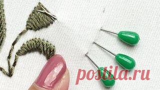 Простой дизайн цветочной вышивки для начинающих. Ручная вышивка на любой случай жизнм. | Швея Рифа | Дзен