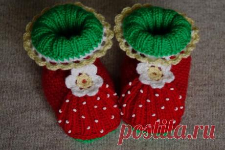 Пинетки-землянички