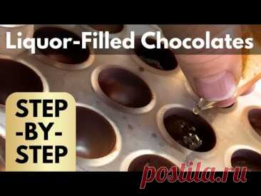 Making Perfect Liquor-Filled Chocolates Every Time: Brandy, Cognac, Whiskey Bonbons/Beans