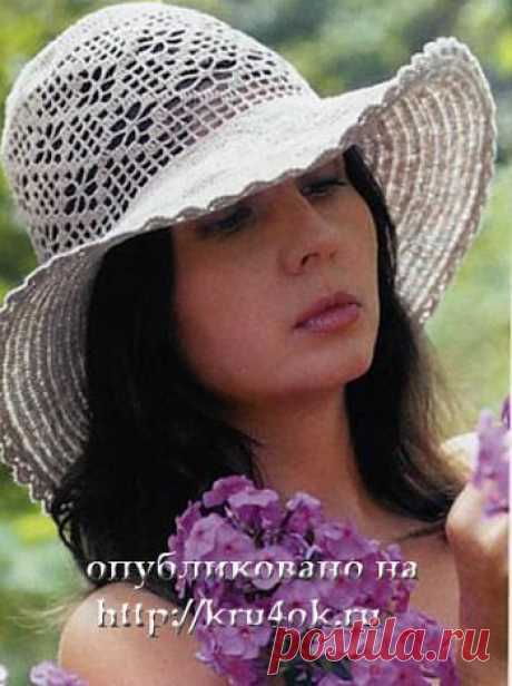ЛЕТНЯЯ ШЛЯПКА КРЮЧКОМ