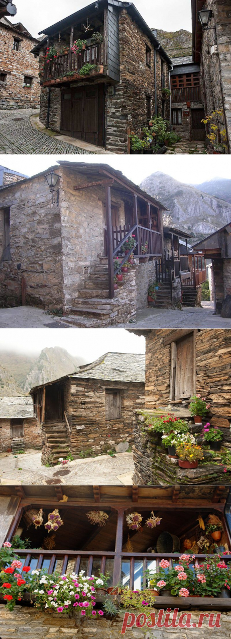 Горная деревня Пеньяльба-де-Сантьяго (Peñalba de Santiago). Испания