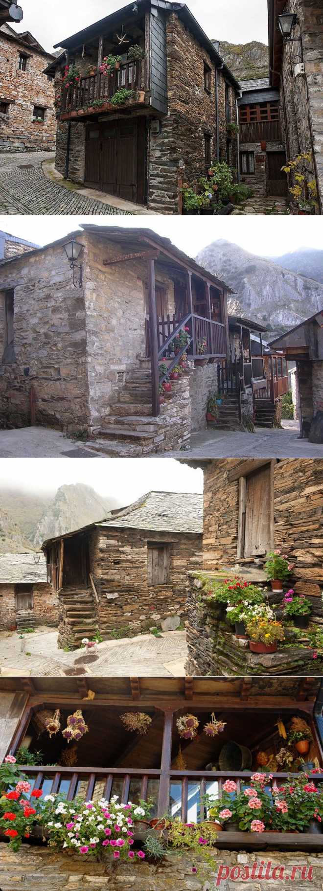 Горная деревня Пеньяльба-де-Сантьяго (Peñalba de Santiago). Испания