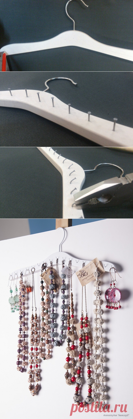 Как просто сделать держатель для бус - Ярмарка Мастеров - ручная работа, handmade