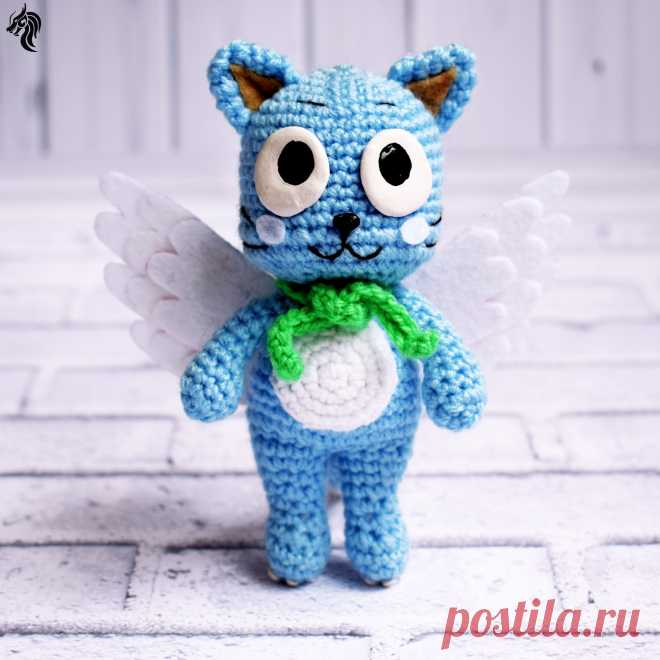 PDF Хэппи. FREE amigurumi crochet pattern. Бесплатный мастер-класс, схема и описание для вязания амигуруми крючком. Вяжем игрушки своими руками! Fairy Tail, Хвост Феи, кот, котик, кошка, котенок, cat, kitten, chat, gato, kater, kočka, kedi. #амигуруми #amigurumi #amigurumidoll #amigurumipattern #freepattern #freecrochetpatterns #crochetpattern #crochetdoll #crochettutorial #patternsforcrochet #вязание #вязаниекрючком #handmadedoll #рукоделие #ручнаяработа #pattern #tutorial #häkeln #amigurumis