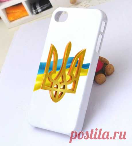 Чехол для iPhone 5/5S с 3D гербом Украины. Чохли для iPhone з Українським орнаментом — интернет-магазин «i-BAG»