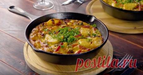 Вкуснейший картофельный омлет: 2 простых и очень вкусных рецепта к ужину.