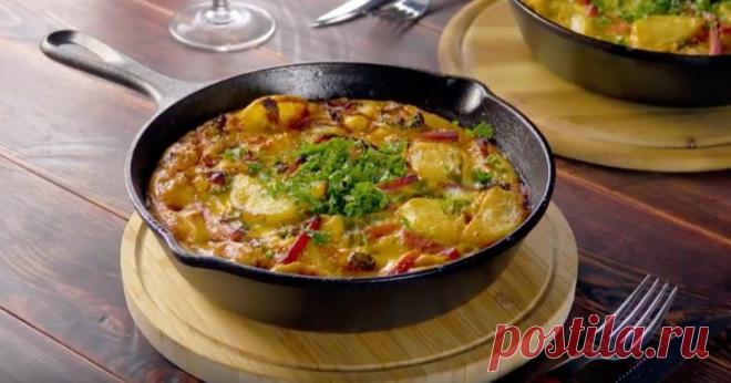 Вкуснейший картофельный омлет: 2 простых и очень вкусных рецепта к ужину.