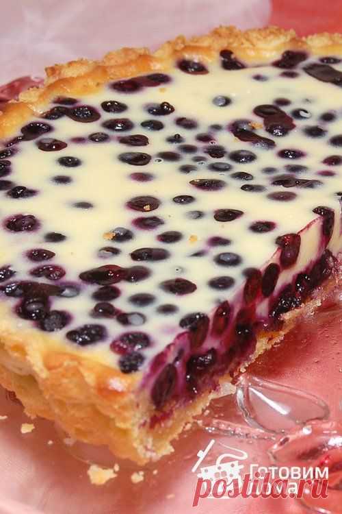 Pinterest - Песочный пирог с черникой | Рецепт
