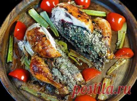 Метаморфозы фаршированной курицы, запеченной в пергаменте - Будет вкусно - Медиаплатформа МирТесен