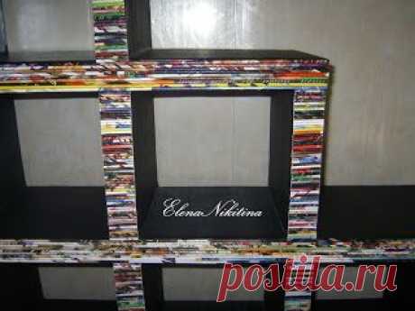 полка-стеллаж из... картона - Декор