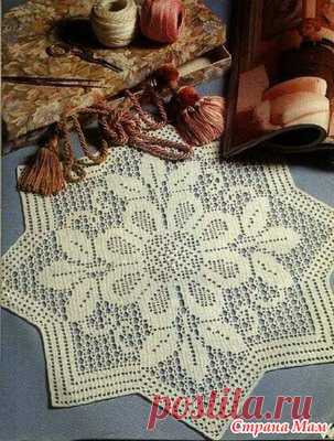 . Филейные салфеточки - Все в ажуре... (вязание крючком) - Страна Мам