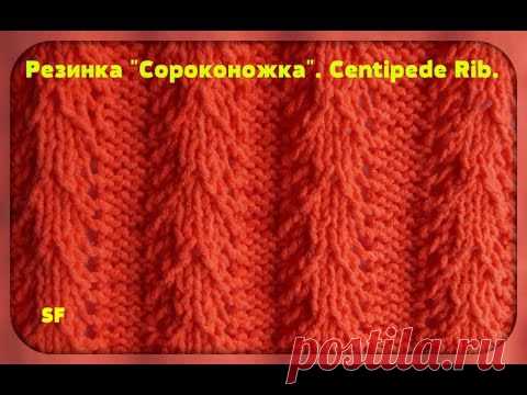 Резинка "Сороконожка" спицами - Вязание - Страна Мам