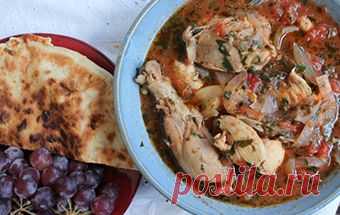 Чахохбили с картошкой