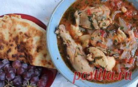 Чахохбили с картошкой