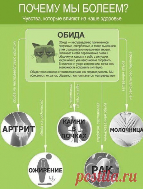 Психосоматика или чувства, которые влияют на наше здоровье 






источник
