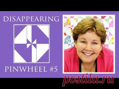 (57) The Disappearing Pinwheel 5 TWIST Quilt: Easy Quilting Tutorial with Jenny Doan of Missouri Star - YouTube
