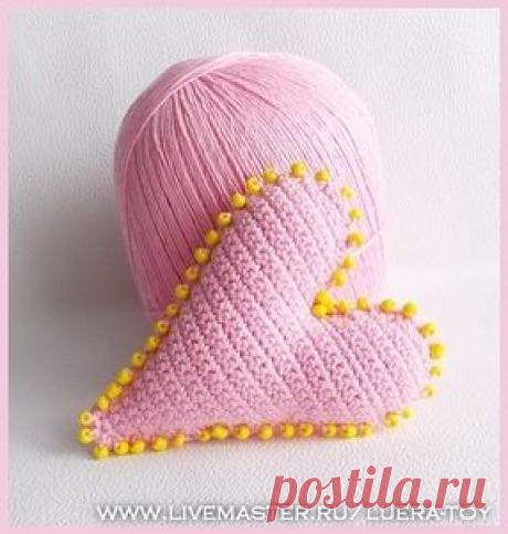 Тильда-сердечко, вязанное крючком - Ярмарка Мастеров - ручная работа, handmade
