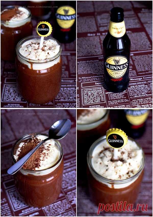 Шоколадный мусс с пивом Гиннесс