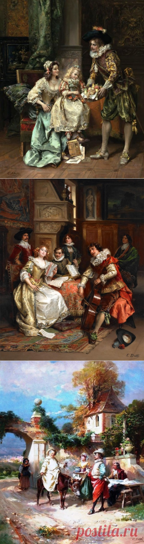 Художник Чезаре Аугусто Детти (Cesare Auguste Detti). Картины