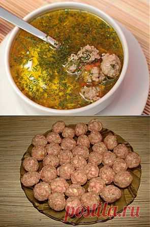 Суп с фрикадельками