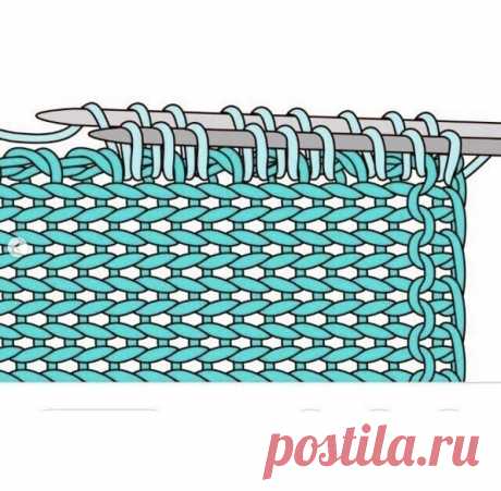 Учимся вязать двойную планку из категории Интересные идеи – Вязаные идеи, идеи для вязания