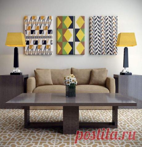 Оригинальный декор стен своими руками — 25 идей с фото