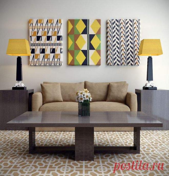 Оригинальный декор стен своими руками — 25 идей с фото