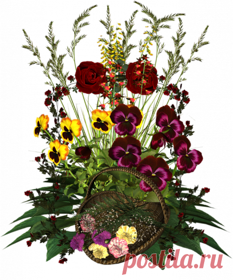 Клипарт 3D-Цветы ч.2