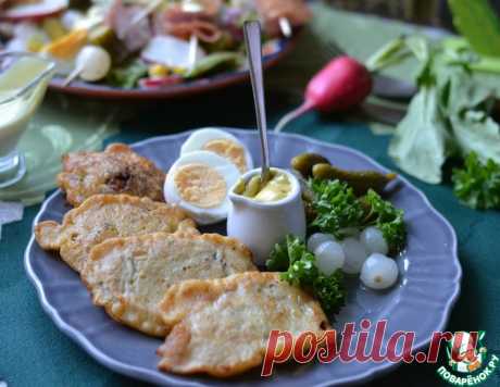 Отбивные с луком и горчицей – кулинарный рецепт