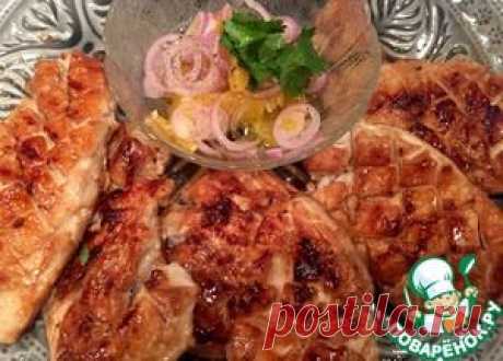 &quot;Пивные&quot; куриные грудки с необычным гарниром - кулинарный рецепт