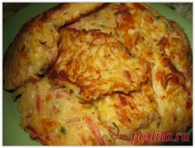 Оладьи из вермишели с сыром. Необычно, но вкусно!