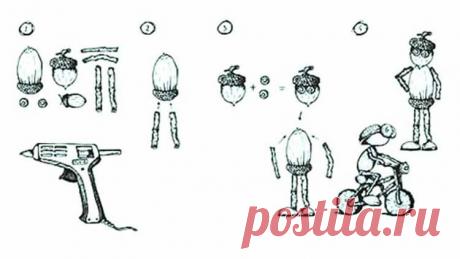 Поделки из природного материала на тему Осень: как сделать своими руками | Все о рукоделии