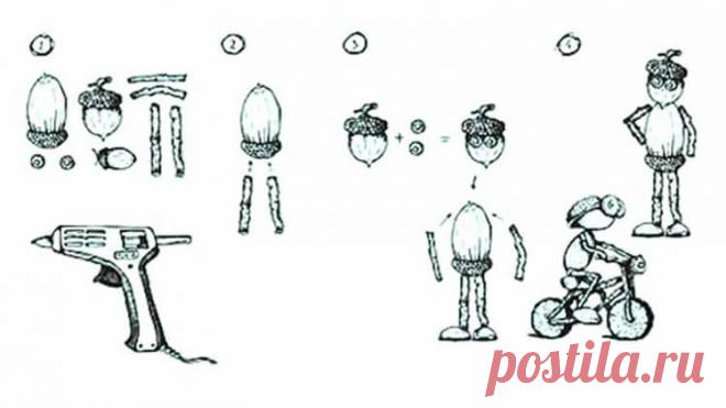 Поделки из природного материала на тему Осень: как сделать своими руками | Все о рукоделии