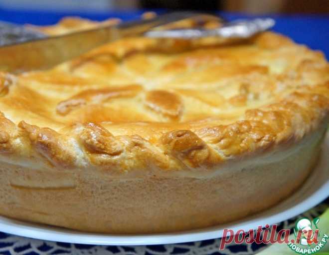 Пирог с куриной печенкой