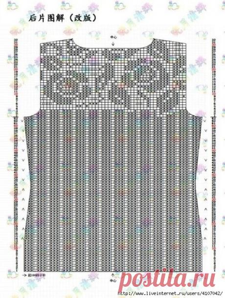 ЛЕТНИЙ ДЖЕМПЕР С ФИЛЕЙНЫМИ РОЗАМИ